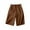 Z-Coffee655, variant on JIAYUE Women's Shorts Bermuda Solid Color Casual High Waisted Lightweight Button Down Comfy With Pockets Breathable Female Bottoms