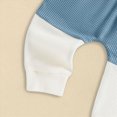 thumbnail image 6 of Baby Boys Outfits 2Pcs Fall Winter Clothes Contrast Color Long Sleeve Pocket Sweatshirt Tops Elastic Waist Pants Toddler Outfits Set Kaprioy Baby Boy Clothes 9 12 18 24 Months 2T 3T, 6 of 7