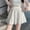 White, variant on Women's A High Waist Fashion Design Cake Skirt Petite Pleated Tutu Skirt A Line Skirts Women White L