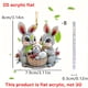 thumbnail image 5 of Lindo Colgante 2D de Conejito de Pascua, 5 of 7