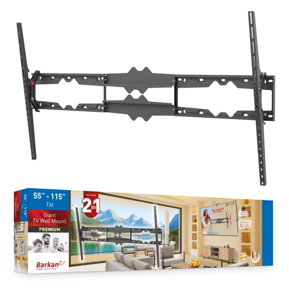 Barkan BM510 Tv Wall Mount, 55 - 115 Inch Tilt Flat