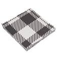 thumbnail image 5 of Soimoi Check & Tartan Print&nbsp;Precut 5-inch Cotton&nbsp;Fabric&nbsp;Quilting&nbsp;Squares&nbsp;Charm Pack DIY Patchwork Sewing Craft- White & Black, 5 of 5