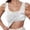 White, variant on Womens Padded Tank Top Cotton Ribbed Built in Bra Scoop Neck Camisole Top Fitted Sleeveless Basic T Shirts 2026 Casual Basic Cami Tanks(Khaki,S)