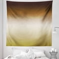 thumbnail image 1 of Ombre Tapestry, Modern Illustration of Color Changes in Earth Tones with Plain Middle Line Print, Fabric Wall Hanging Decor for Bedroom Living Room Dorm, 5 Sizes, Brown and Khaki, by Ambesonne, 1 of 1