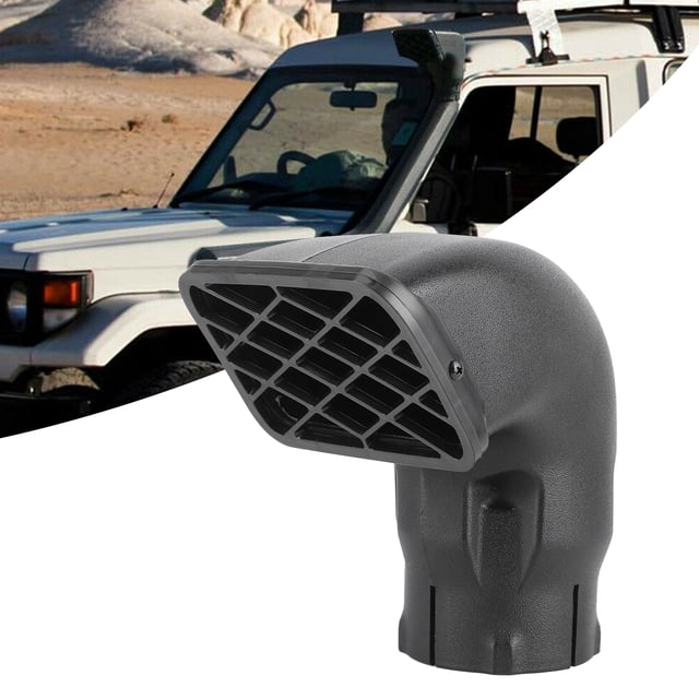 Aramox Cabezal superior de esnórquel de entrada universal LLDPE ID de 35 pulgadas para piezas de tomas de aire del sistema de admisión de aire de barro todoterreno negro ANGGREK Otros