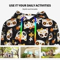 thumbnail image 4 of Sikiie Flower Fox Women's Casual Hoodies Long Sleeve Lightweight Pullover Tops Loose Sweatshirt-XX-Large, 4 of 7