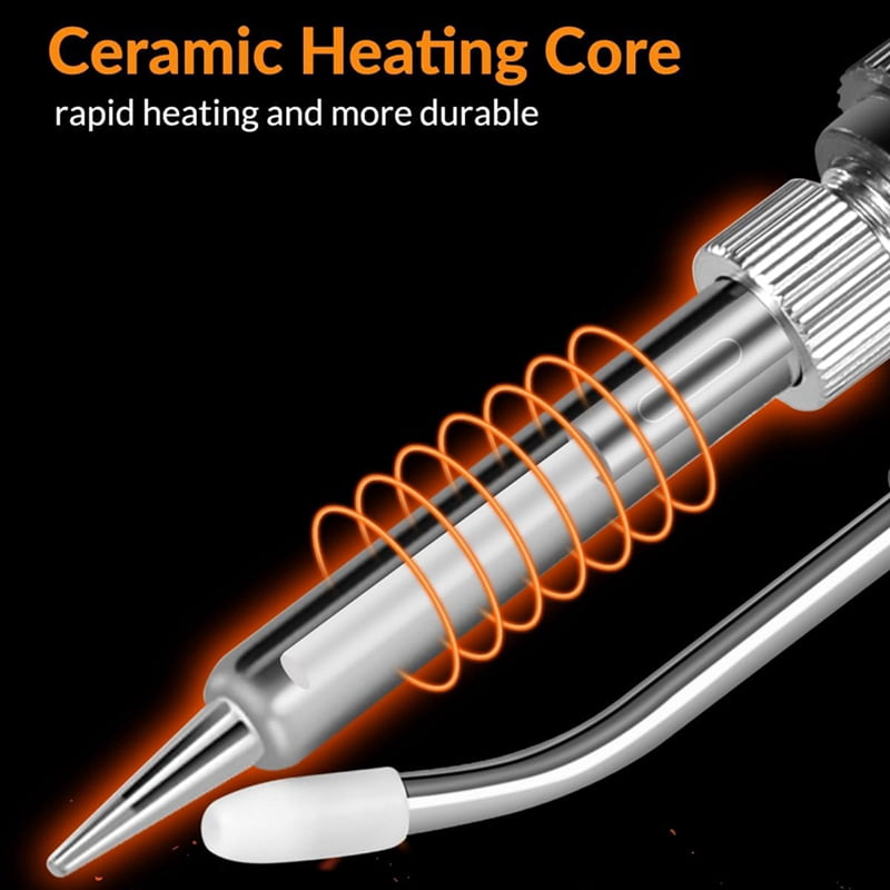 Soldering Iron Kit, 80W 110V Automatic Soldering Tool, Fast Heating Soldering, Suitable for Repair and DIY US Plug