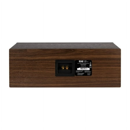 ELAC - Debut Reference Center Speaker - Black/Walnut