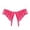 Hot Pink [Ladies Underwear Panties Clearance Sale], variant on WEIWEN Lace Thongs for Women Hipster Panties for Women Low Rise Briefs Crotchless Thong G String Hollow Out T Back Underwear Blue, One Size