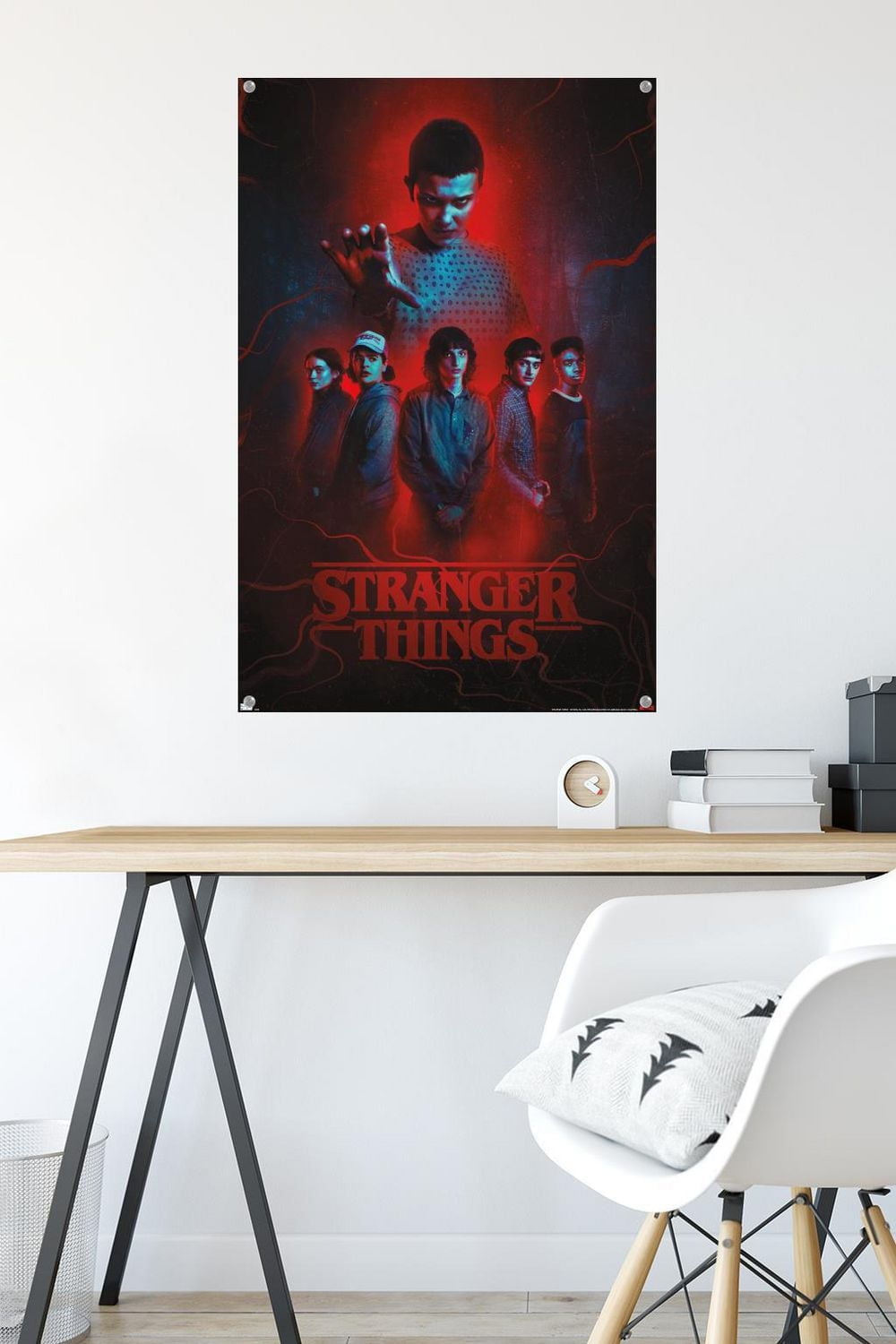 Netflix Stranger Things: Season 4 - Group Wall Poster with Push Pins, 22.375" x 34"