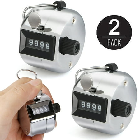 - Golf Counter, EEEKit 2-Pack Portable 4 Digit Number Clicker Finger Ring Tally Golf Counter Hand Held Sport Counting Recorder