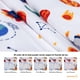 thumbnail image 4 of Juego de sábanas infantiles Dreamlab Microfibra Suave 3 piezas tamaño Individual espacio/planetas, 4 of 9
