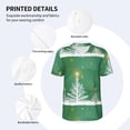 thumbnail image 5 of Fotbe Christmas Green Baseball Jersey Shirt for Men and Women, Casual Short Sleeves Button Down T-Shirt-X-Large, 5 of 9