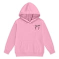 thumbnail image 5 of Uobin Girls Letter Print Hoodie & Jogger Pants 2 Piece Outfit Set Fashion Trendy Casual Matching Tracksuit for Kids Age 2-13 Years, 5 of 5
