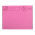 thumbnail image 2 of Kids Art Mat Soft Washable Silicone Painting Pad Portable Multifunctional Palette Home Travel, 2 of 7