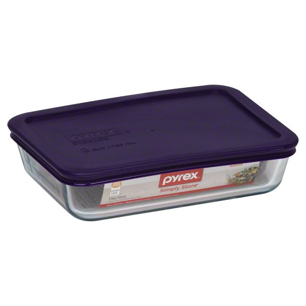 Pyrex Simply Store 3 Cup Glass Storage Container