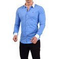 thumbnail image 4 of Camisa John Leopard Shirt Metal Emblem Manga Larga Slim Full, 4 of 6