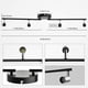 thumbnail image 3 of Dinheiro Lámpara de Techo LED Giratoria - Con 4 Focos Redondos - Negro - Para Cocina, Dormitorio, Salón - Sin Bombilla No Incluida, 3 of 5