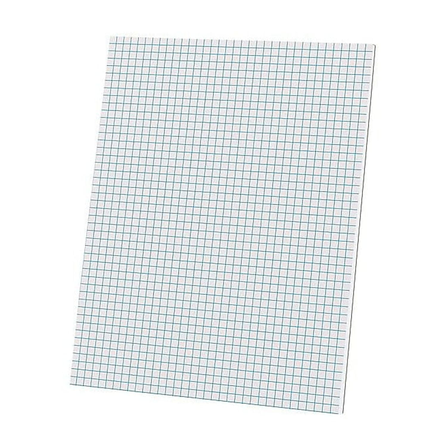 Ampad 20lb Grid Paper Graph Quad Lined, Quadrille Pad w/4