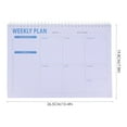 thumbnail image 2 of IFANLANDOR Weekly Planner Note Pad Paper Scheduling 1Pack 10.22X7.86X0.59in, 2 of 8