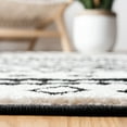 thumbnail image 4 of SAFAVIEH Mercer Sabella Boho Geometric Area Rug, Ivory/Charcoal, 4' x 6', 4 of 9