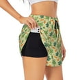 thumbnail image 2 of Disketp Sea Turtle Print Women's Shorts Workout Shorts for Athletic Gym Running Shorts with Phone Pockets, 2 of 8