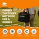 thumbnail image 3 of Bolsa térmica Polar Bear Coolers, aislante de nailon, a prueba de fugas, negra, 3 of 8