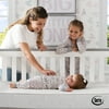 Serta SleepTrue Sparkling Sky 5" Dual-Sided Crib & Toddler Mattress - Sustainably Sourced Fiber Core - Waterproof - Lightweight - GREENGUARD Gold Certified - 5 Year Warranty