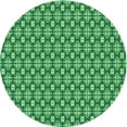 thumbnail image 1 of Ahgly Company Indoor Square Patterned Green Area Rugs, 3' Square, 1 of 6
