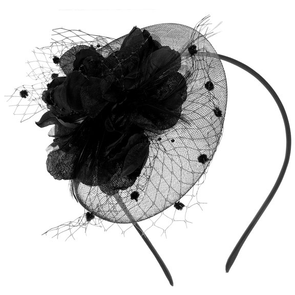 unbranded  Banquet Headdress Bride Headpieces for Wedding Women Party Black