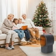 thumbnail image 6 of 500W Portable Electric Space Heater Mini Desktop Fan Heater Personal Small Space Heater for Home Office, 6 of 7
