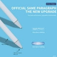 thumbnail image 2 of Tignapoo USB Rechargeable Active Stylus Pen with Copper Tip and Fabric Nib, Black, 8H Battery Life, 175mm Length, 9.6mm Diameter, 110MA Polymer Battery, 60-80 Min Charge, 1 Month Standby, Not for, 2 of 6