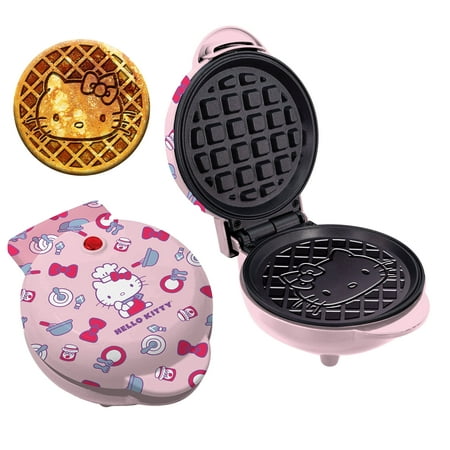 Uncanny Brands Hello Kitty Mini Waffle Maker - Cook With Your Favorite Kitty Character