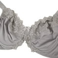 thumbnail image 6 of Women's Underwire Unlined Bra Minimizers Non-Padded Full Coverage Lace Plus Size 40B, 6 of 7