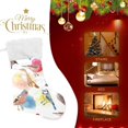 thumbnail image 4 of Coolnut Bird Ink Illustration Christmas Stockings 1PCS,Big Xmas Stockings Gift Decorations and Party Supplies,Used for Fireplace Decoration Socks Christmas Tree Decoration, 4 of 7