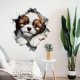 thumbnail image 1 of Adhesivo de pared 3D con bonito cachorro para dormitorio y sala de estar, 1 of 1