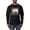 Black, variant on Happy Glamper | Fancy Camping Camper Van Caravan | Nature Lover Mens Long Sleeve Shirt, Royal, XL