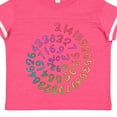 thumbnail image 4 of Inktastic Pi Day Pi Numerals in Rainbow Spiral Boys or Girls Toddler T-Shirt, 4 of 5