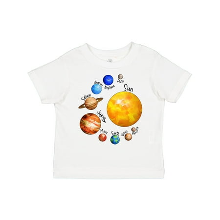 

Inktastic Sun and Planets- Yes and Pluto Gift Toddler Boy or Toddler Girl T-Shirt