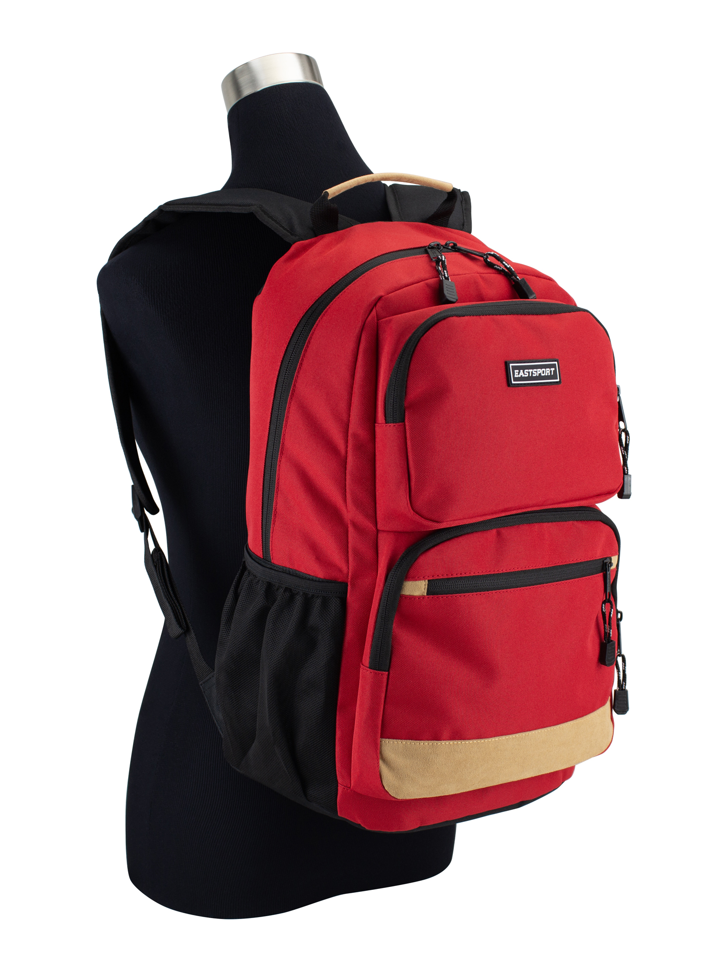 Mochila unisex de 17 pulgadas, núcleo Aurora, rojo carmesí 2