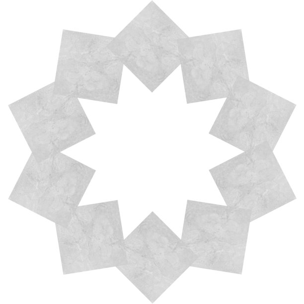 Phenofice 10Ud Stickers Para Azulejos Mármol Gris Claro Resistente A Humedad Ideal Para Y Cocina
