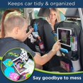 thumbnail image 4 of Universal Car Backseat Organizer Set – 2 Back Seat Organizers and Storage for kids, 24 x 16 In. Seat Back, 14.5 x 5 In. Seat Side – 13 Pockets Total – Car Back of Seat Organizer by Storeplicity, 4 of 4
