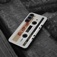 thumbnail image 4 of WIRESTER Shockproof Soft Rubber Cover Case for Samsung Galaxy S24 FE 6.7", Retro White Cassette Tape Hip Hop, 4 of 5