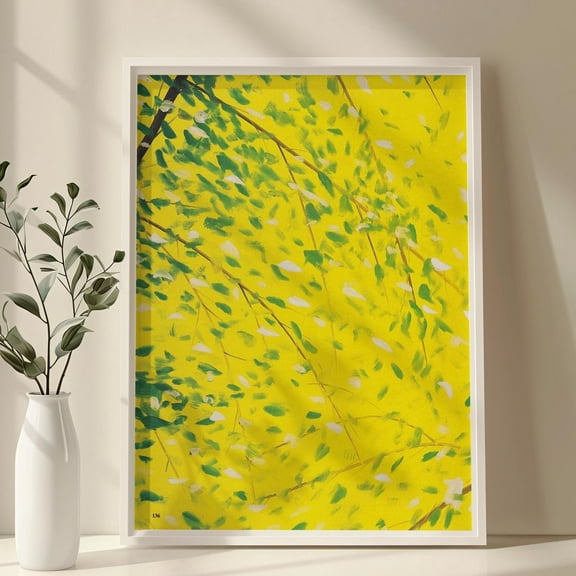 Poster Fashion Poster, Green Spring, Home Decor, Vintage Print, Retro Canvas, Home Wall Art, Luxury Print, Trendy Art, Nature Printing, Abstract - No Framed, Vintage Wall Art, Hot Trend!, Poster Only