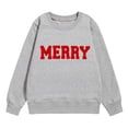 thumbnail image 2 of Merry Sweatshirts for Girl 2025 Long Sleeve Crewneck Christmas Graphic Sweatshirt Pullover Tops, 2 of 5