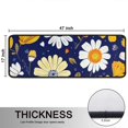 thumbnail image 5 of Kitchen Rugs Sets Of 2,Pioneer Flower Floral Print Pattern Anti Fatigue Kitchen Mat Rugs Non Slip Washable,Decorative Kitchen Floor Mats for Kitchen,Sink,Laundry,17"x47"+17"x47", 5 of 5