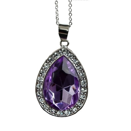 Sofia Purple Amulet Of Avalor Necklace The First Teardrop Realistic