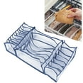 thumbnail image 3 of Organizador De Cajones Para Ropa Interior, Caja De Almacenamiento Plegable Para Ropa Interior, 3 Piezas/juego, Transparente Con Compartimentos Para Calzoncillos, Calcetines,, 3 of 7