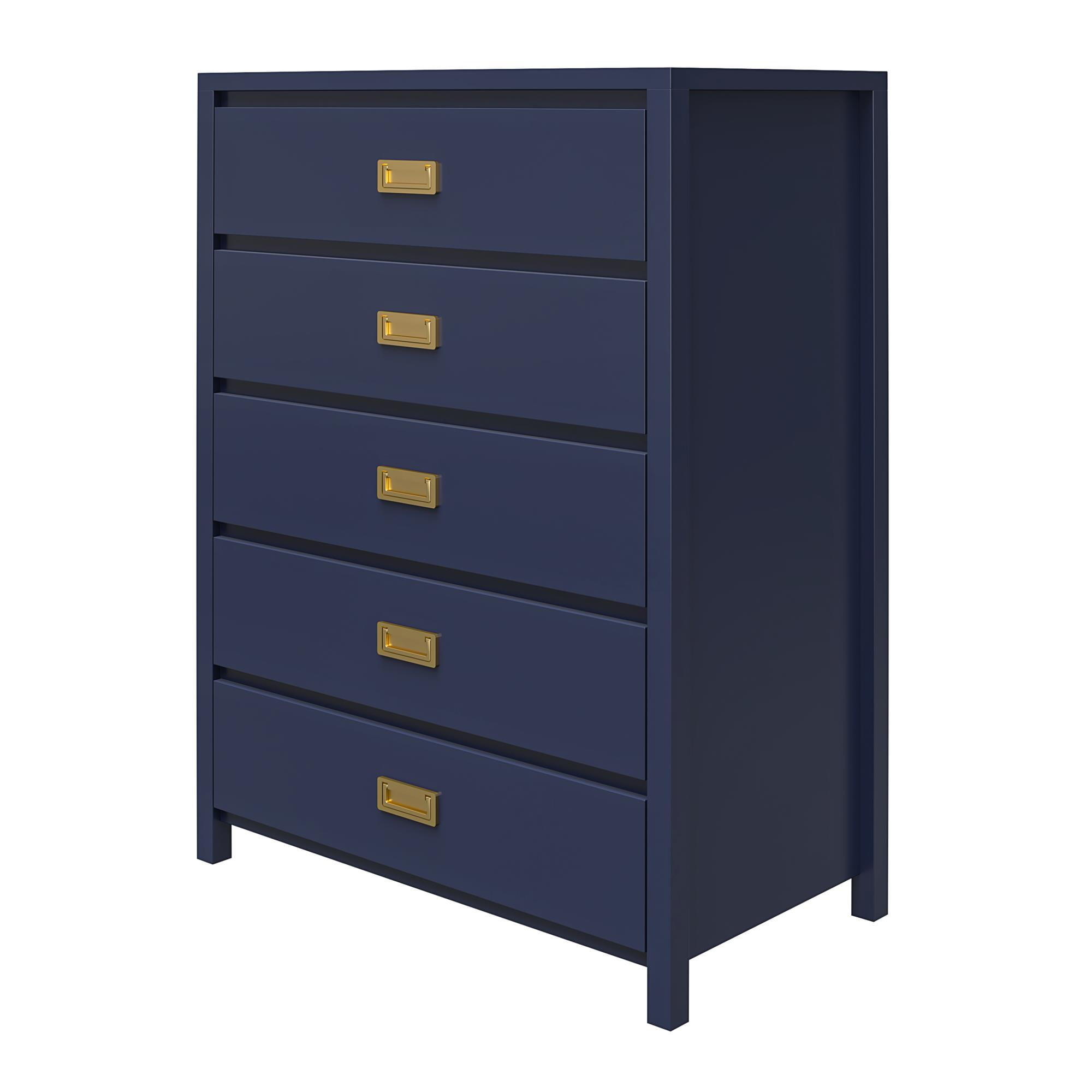 Max & Finn Haven 5-Drawer Kids' Dresser, Navy