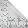 thumbnail image 6 of Ambesonne Black White Valance & Curtain, Geometric Square Shape, 55"x24", White Black, 6 of 6